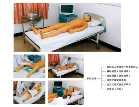 成人護(hù)理電子標(biāo)準(zhǔn)化病人教學(xué)系統(tǒng)?KAS-H701